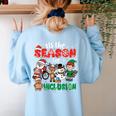 Christmas Sped Teacher Tis The Season For Inclusion Women Women's Sweatshirt Back Print Light Blue Christmas Sped Teacher Tis The Season For Inclusion Women Women's Sweatshirt Back Print Light Blue