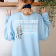 Civil War For History Buff & History Teachers For Men Women Girls Kids Women's Sweatshirt Back Print Light Blue Civil War For History Buff & History Teachers For Men Women Girls Kids Women's Sweatshirt Back Print Light Blue