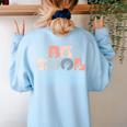 Cool Sign Language ASL Teacher Deaf People ASL Interpreter Women's Sweatshirt Back Print Light Blue Cool Sign Language ASL Teacher Deaf People ASL Interpreter Women's Sweatshirt Back Print Light Blue