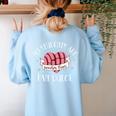 Cute Spanish Teacher Dual Language Bilingual Teacher Men Women Women's Sweatshirt Back Print Light Blue Cute Spanish Teacher Dual Language Bilingual Teacher Men Women Women's Sweatshirt Back Print Light Blue