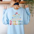 Dyslexia Teacher Awareness Dyslexic Dyslexics Dyslexia Women's Sweatshirt Back Print Light Blue Dyslexia Teacher Awareness Dyslexic Dyslexics Dyslexia Women's Sweatshirt Back Print Light Blue