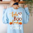 Faboolous INFANT Teacher Halloween Women's Sweatshirt Back Print Light Blue Faboolous INFANT Teacher Halloween Women's Sweatshirt Back Print Light Blue