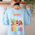 Farm Trip Field Trip Squad Farm Visit Teachers Students Women's Sweatshirt Back Print Light Blue Farm Trip Field Trip Squad Farm Visit Teachers Students Women's Sweatshirt Back Print Light Blue
