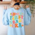 In My First Grade Era 1st Grade Teacher Back To School Women's Sweatshirt Back Print Light Blue In My First Grade Era 1st Grade Teacher Back To School Women's Sweatshirt Back Print Light Blue