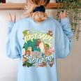 First Grade Zoo Field Trip Matching Student Teacher Class Women's Sweatshirt Back Print Light Blue First Grade Zoo Field Trip Matching Student Teacher Class Women's Sweatshirt Back Print Light Blue