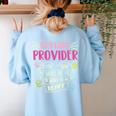 Full Heart Daycare Provider Nanny Au Pair Pre-K Teacher Women's Sweatshirt Back Print Light Blue Full Heart Daycare Provider Nanny Au Pair Pre-K Teacher Women's Sweatshirt Back Print Light Blue