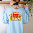 Fun Polynomial Calculus Algebra Poly-Gnome-Ials Math Teacher Women's Sweatshirt Back Print Light Blue Fun Polynomial Calculus Algebra Poly-Gnome-Ials Math Teacher Women's Sweatshirt Back Print Light Blue