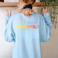 The Future Is Accessible Special Education Teacher Women's Sweatshirt Back Print Light Blue The Future Is Accessible Special Education Teacher Women's Sweatshirt Back Print Light Blue