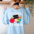 Future Teacher Costume For Adults And Kids T-Shirt Women's Sweatshirt Back Print Light Blue Future Teacher Costume For Adults And Kids T-Shirt Women's Sweatshirt Back Print Light Blue