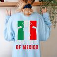 The Golf Of Mexico Golf Player Golf Teacher Golfer For Men Women Women's Sweatshirt Back Print Light Blue
