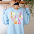 Groovy In My Behavior Specialist Era Behavior Teachers Women's Sweatshirt Back Print Light Blue Groovy In My Behavior Specialist Era Behavior Teachers Women's Sweatshirt Back Print Light Blue