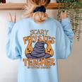 Halloween Scary Physics Teacher No Costume Required Women Women's Sweatshirt Back Print Light Blue Halloween Scary Physics Teacher No Costume Required Women Women's Sweatshirt Back Print Light Blue