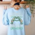 Halloween Teacher Tshirts Science Teachers Love Brains Women's Sweatshirt Back Print Light Blue Halloween Teacher Tshirts Science Teachers Love Brains Women's Sweatshirt Back Print Light Blue