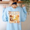 Humpty Dumpty Had A Great Fall Teacher Thanksgiving Autumn Women's Sweatshirt Back Print Light Blue Humpty Dumpty Had A Great Fall Teacher Thanksgiving Autumn Women's Sweatshirt Back Print Light Blue