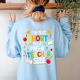 I'm Not Short I'm A Pre-K Teacher Size Back To School Women's Sweatshirt Back Print Light Blue I'm Not Short I'm A Pre-K Teacher Size Back To School Women's Sweatshirt Back Print Light Blue
