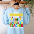 I'm Not a Superhero But I'm a SPED Special Education Teacher Women's Sweatshirt Back Print Light Blue I'm Not a Superhero But I'm a SPED Special Education Teacher Women's Sweatshirt Back Print Light Blue