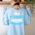I'm A PE Teacher What's Your Superpower Physical Education Women's Sweatshirt Back Print Light Blue I'm A PE Teacher What's Your Superpower Physical Education Women's Sweatshirt Back Print Light Blue