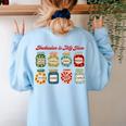 Inclusion Is My Jam Special Education Teacher Autism Women's Sweatshirt Back Print Light Blue Inclusion Is My Jam Special Education Teacher Autism Women's Sweatshirt Back Print Light Blue