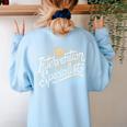 Intervention Teacher Intervention Specialist Women's Sweatshirt Back Print Light Blue Intervention Teacher Intervention Specialist Women's Sweatshirt Back Print Light Blue