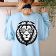 Isibindi House Of Courage RCA School Spirit Teachers Women's Sweatshirt Back Print Light Blue