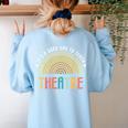 It's A Good Day To Teach Theatre Drama Club School Teacher Women's Sweatshirt Back Print Light Blue It's A Good Day To Teach Theatre Drama Club School Teacher Women's Sweatshirt Back Print Light Blue