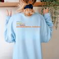 It's A Good Day To Teach Environmental Science Teacher Women's Sweatshirt Back Print Light Blue It's A Good Day To Teach Environmental Science Teacher Women's Sweatshirt Back Print Light Blue