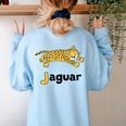 J Is For Jaguar ABC Alphabet T-Shirt For Teachers Students Women's Sweatshirt Back Print Light Blue J Is For Jaguar ABC Alphabet T-Shirt For Teachers Students Women's Sweatshirt Back Print Light Blue