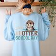 Just Anotter School Day Cute Otter Lover Teacher Student Women's Sweatshirt Back Print Light Blue Just Anotter School Day Cute Otter Lover Teacher Student Women's Sweatshirt Back Print Light Blue