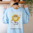 Be Kind Unity Day Orange Anti Bullying For Kids Teachers Women's Sweatshirt Back Print Light Blue Be Kind Unity Day Orange Anti Bullying For Kids Teachers Women's Sweatshirt Back Print Light Blue
