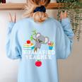 Koalafied Teacher Proud School Teacher Koala Cute T-Shirt Women's Sweatshirt Back Print Light Blue Koalafied Teacher Proud School Teacher Koala Cute T-Shirt Women's Sweatshirt Back Print Light Blue