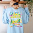 Can I Lick It Periodic Table Science Teacher Men Women Women's Sweatshirt Back Print Light Blue Can I Lick It Periodic Table Science Teacher Men Women Women's Sweatshirt Back Print Light Blue