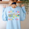 Life Is Hard Visuals Help Special Education Teacher SPED Women's Sweatshirt Back Print Light Blue Life Is Hard Visuals Help Special Education Teacher SPED Women's Sweatshirt Back Print Light Blue