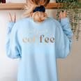 Literacy Science Of Reading Phonics Teacher Linguist Coffee Women's Sweatshirt Back Print Light Blue Literacy Science Of Reading Phonics Teacher Linguist Coffee Women's Sweatshirt Back Print Light Blue