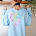 Do The Math Multiply Love Add Hope Math Teacher Tie Dye Women's Sweatshirt Back Print Light Blue Do The Math Multiply Love Add Hope Math Teacher Tie Dye Women's Sweatshirt Back Print Light Blue