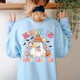Math Is Spooktacular Math Teacher Spooky Halloween Women's Sweatshirt Back Print Light Blue Math Is Spooktacular Math Teacher Spooky Halloween Women's Sweatshirt Back Print Light Blue