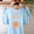 Math Statistics Normal Paranormal Distribution Teacher Women's Sweatshirt Back Print Light Blue Math Statistics Normal Paranormal Distribution Teacher Women's Sweatshirt Back Print Light Blue