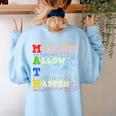 Math Teacher Math Student Mathematics Women's Sweatshirt Back Print Light Blue Math Teacher Math Student Mathematics Women's Sweatshirt Back Print Light Blue
