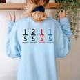 Math Teacher Tee Shirt -Adults Grey Small Classic Fit Math Teacher T-Shirt Women's Sweatshirt Back Print Light Blue