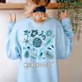 Microbiology Teacher Science Instructor Tee Shirt For Men Women Women's Sweatshirt Back Print Light Blue Microbiology Teacher Science Instructor Tee Shirt For Men Women Women's Sweatshirt Back Print Light Blue