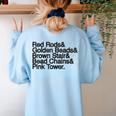 Montessori Helvetica Education Teacher Women's Sweatshirt Back Print Light Blue Montessori Helvetica Education Teacher Women's Sweatshirt Back Print Light Blue