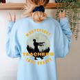 Montessori Teachers Love Brains Halloween Novelty Men Women Women's Sweatshirt Back Print Light Blue Montessori Teachers Love Brains Halloween Novelty Men Women Women's Sweatshirt Back Print Light Blue