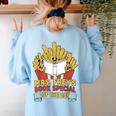 Mrs Frey Book Special Reading Elementary Teacher Women's Sweatshirt Back Print Light Blue Mrs Frey Book Special Reading Elementary Teacher Women's Sweatshirt Back Print Light Blue