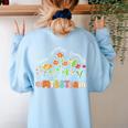 MTSS Team Appreciation Week Teacher Back To School Women's Sweatshirt Back Print Light Blue MTSS Team Appreciation Week Teacher Back To School Women's Sweatshirt Back Print Light Blue