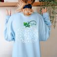 Music Notes Pumpkin Fall Music Teacher Women's Sweatshirt Back Print Light Blue Music Notes Pumpkin Fall Music Teacher Women's Sweatshirt Back Print Light Blue