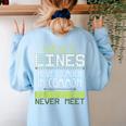 Nerdy Math Lovers Geometry Pun Mathematics Teachers Women's Sweatshirt Back Print Light Blue Nerdy Math Lovers Geometry Pun Mathematics Teachers Women's Sweatshirt Back Print Light Blue