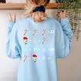 Order Of Operations Quiz Math Teacher Christmas Women's Sweatshirt Back Print Light Blue Order Of Operations Quiz Math Teacher Christmas Women's Sweatshirt Back Print Light Blue