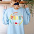 Paras Make It Possible Paraprofessional Teacher Assistant Women's Sweatshirt Back Print Light Blue Paras Make It Possible Paraprofessional Teacher Assistant Women's Sweatshirt Back Print Light Blue