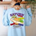 Perfect Planets Teachers Shirts Saturn For Solar System Women's Sweatshirt Back Print Light Blue Perfect Planets Teachers Shirts Saturn For Solar System Women's Sweatshirt Back Print Light Blue