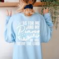 Piano Player Art For Men Women Pianist Piano Teacher Women's Sweatshirt Back Print Light Blue