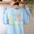 Play Is Learning Design T Designs For Teachers Preschool Women's Sweatshirt Back Print Light Blue Play Is Learning Design T Designs For Teachers Preschool Women's Sweatshirt Back Print Light Blue